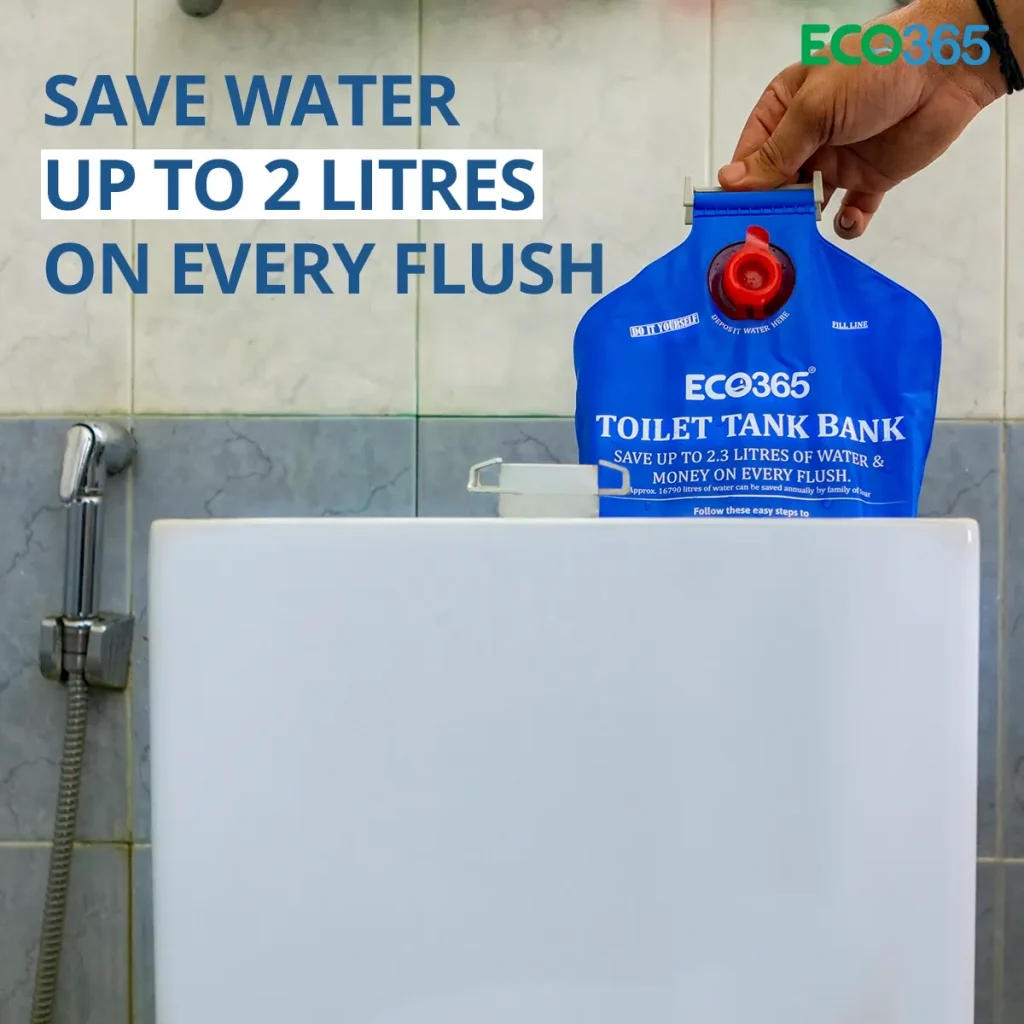 Toilet bank for water efficiency eco365 Mission Sustainability